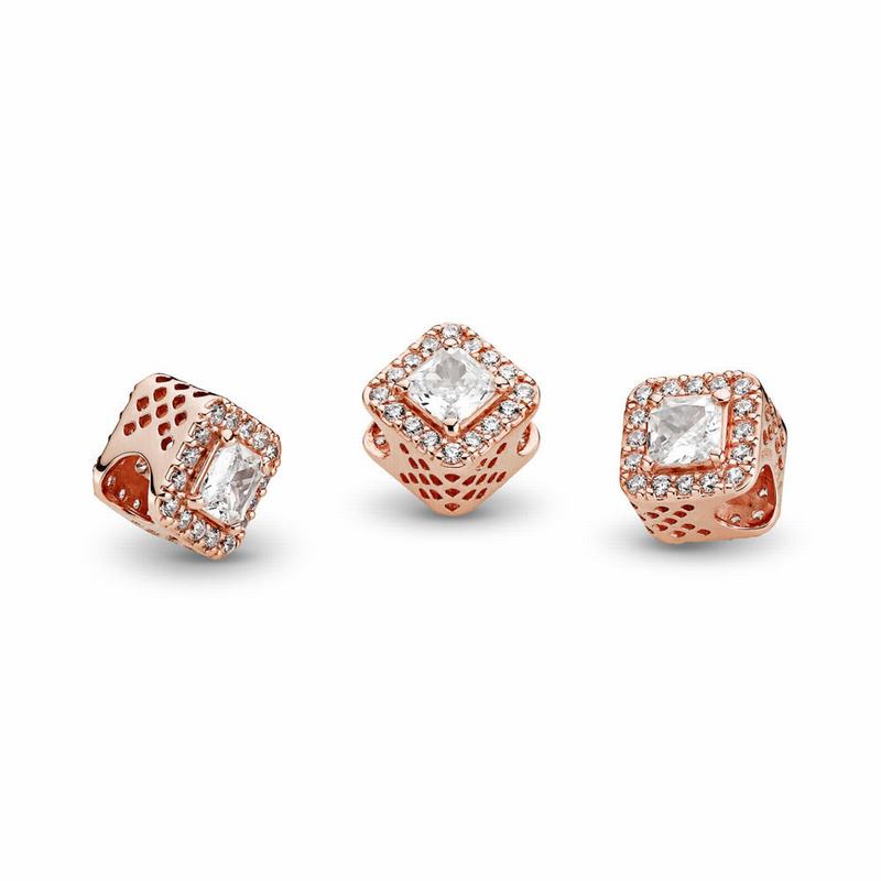 PANDORA Rose™ Geometric Radiance Charm Clearance NZ (749052-SIE)